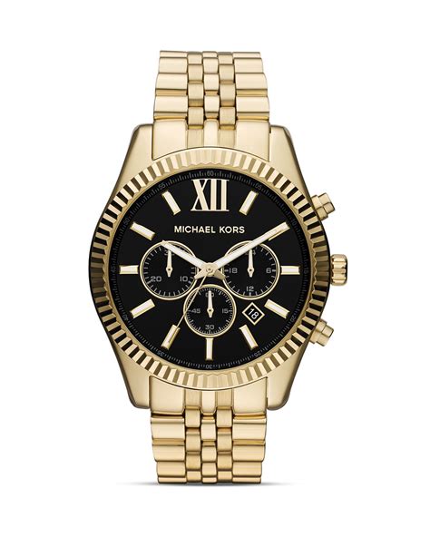 gold michael kors lexington|Michael Kors lexington.